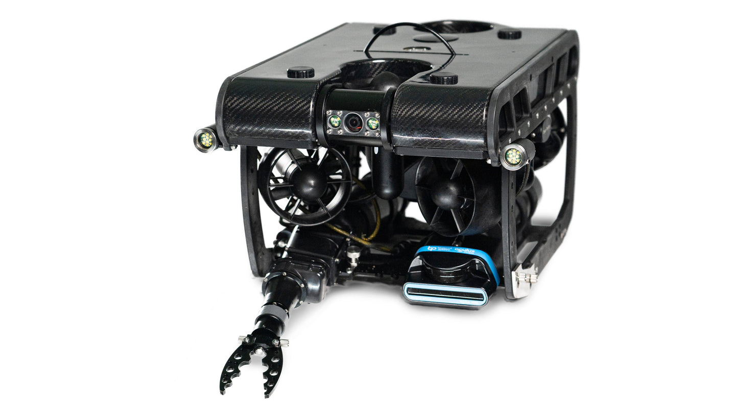 BioSync® AI-Powered Marine Monitoring System detecting marine species on the ocean floor with real-time image recognition technology. with deep trekker products pivot smart package