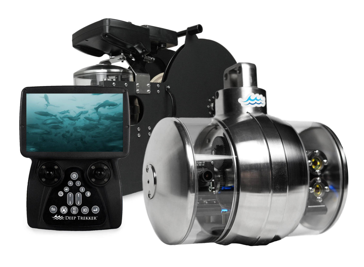 BioSync® AI-Powered Marine Monitoring System detecting marine species on the ocean floor with real-time image recognition technology. with deep trekker products.