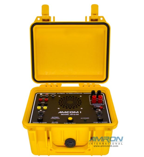 Amron One Diver Communicator with Rechargeable Battery, AC Power Module & Locking Power Cord