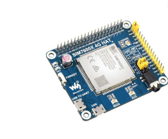 Waveshare 4G HAT for Raspberry Pi (LTE Cat-4/4G/3G/2G/GNSS)